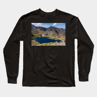 Balea Lake in Romania Long Sleeve T-Shirt